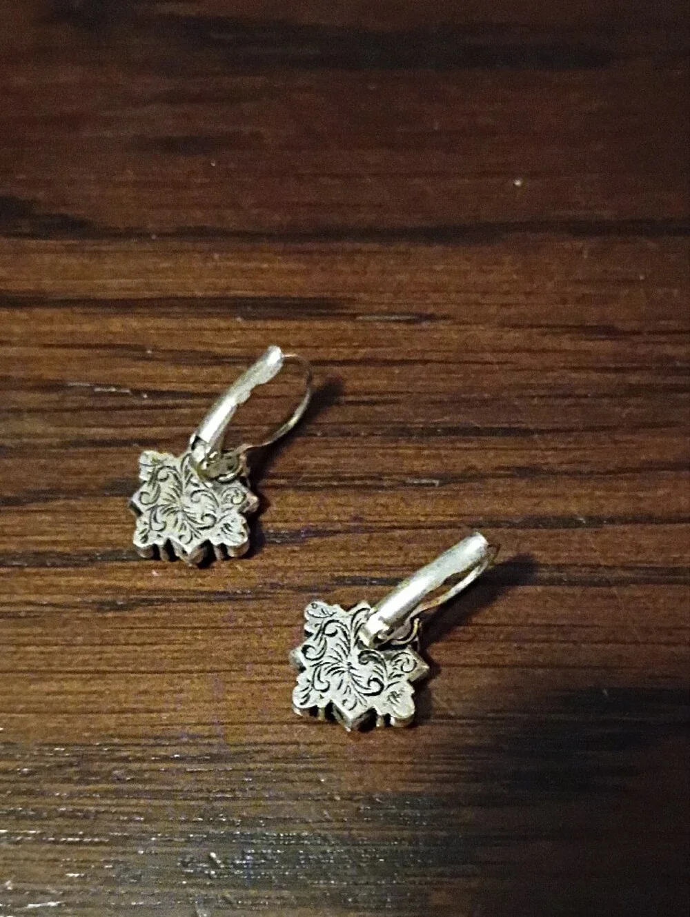 Jade Moissanite Silver Earrings